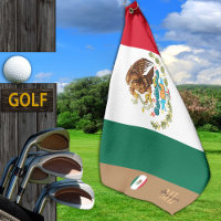 Mexican flag & Mexico monogrammed Golf /sports Gol
