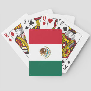 Mexican Flag (Mexico) Playing Cards