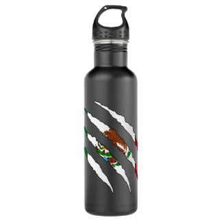 Mexican Flag Mexico Pullover  710 Ml Water Bottle