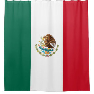 Mexican Flag (Mexico) Shower Curtain
