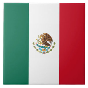 Mexican Flag (Mexico) Tile