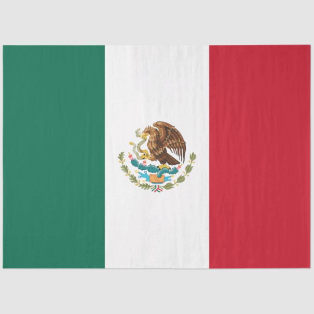Mexican Flag (Mexico) Tissue Paper (Front)