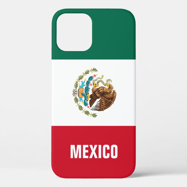 Mexican flag of Mexico personalised Case-Mate iPhone Case (Back)