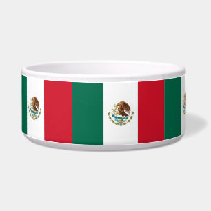 Mexican Flag Pet Bowl