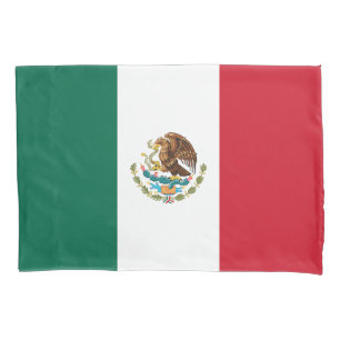 Mexican Flag Pillowcase