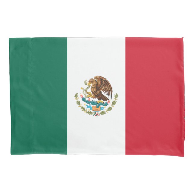 Mexican Flag Pillowcase (Front)