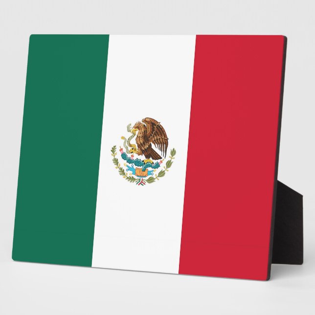Mexican Flag Plaque (Side)