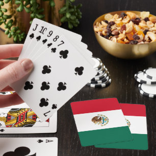 Mexican Flag Playing Cards