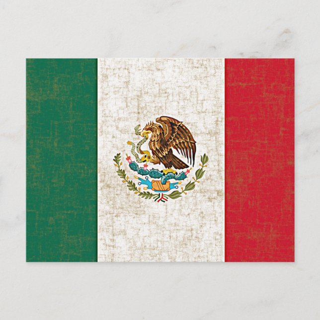 MEXICAN FLAG Postcard (Front)