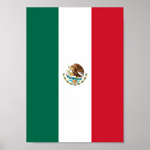 Mexican flag poster