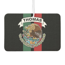 Mexican Flag Race Stripes Personalised
