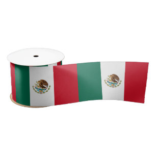 Mexican Flag Satin Ribbon