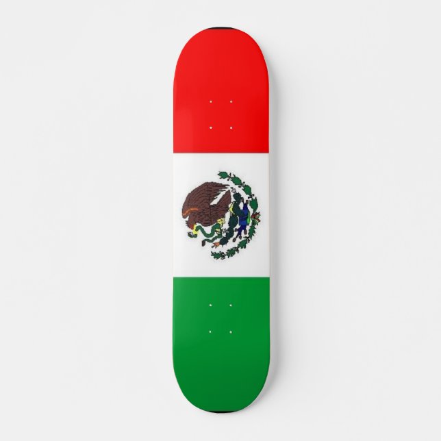Mexican Flag Skateboard (Front)