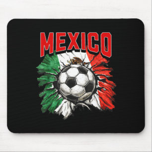 Mexican flag soccer mexico pride futbol family cup mouse mat