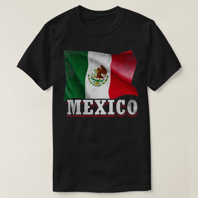 Mexican Flag T-Shirt (Design Front)