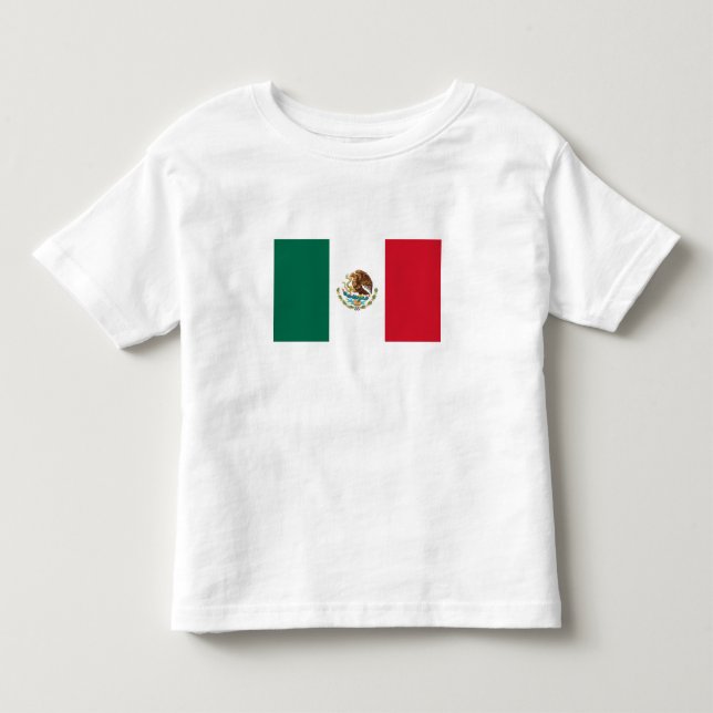Mexican Flag Toddler T-Shirt (Front)