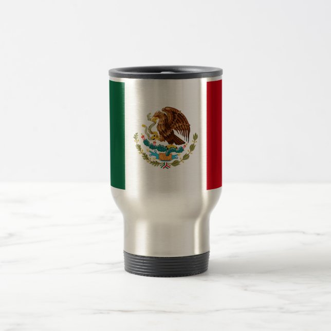 Mexican Flag Travel Mug (Center)