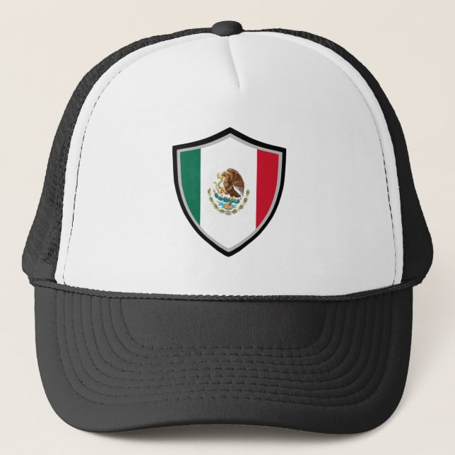 Mexican flag trucker hat (Front)
