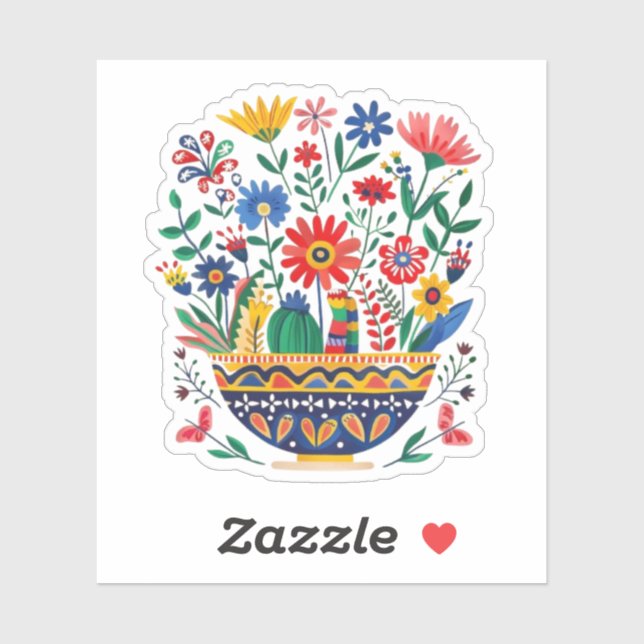 Mexican Floral Bouquet (Sheet)