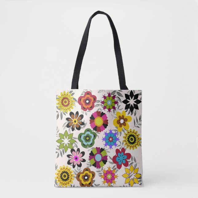 MEXICAN FLOWERS IN NOVEMBER TOTE BAG (Front)