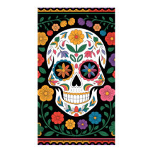 Mexican Folk Art Design Floral&Geometric Patterns
