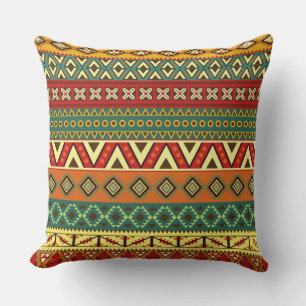 Mexican Folk Art Pattern Cushion