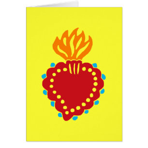 Mexican Folk Art Sacred Heart
