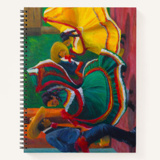 Mexican Folk Dancer Spiral Notebook