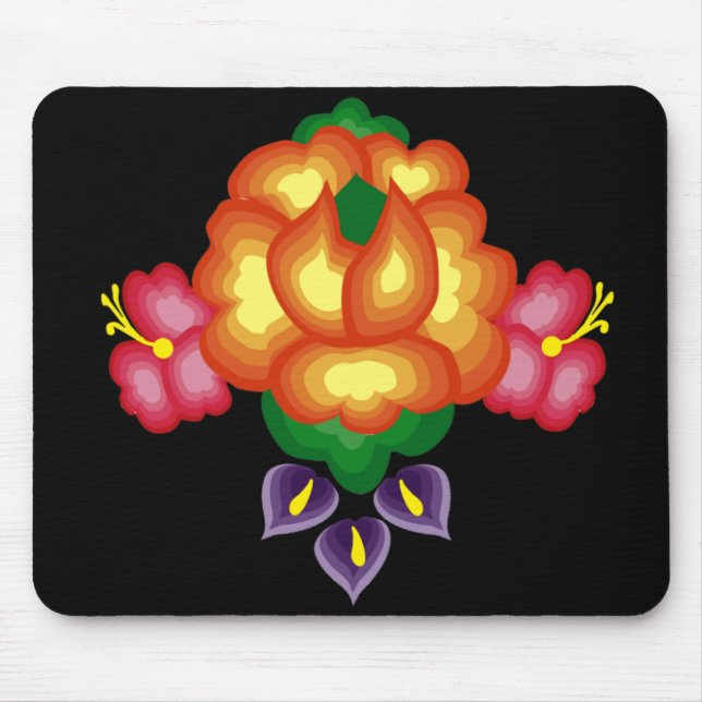 Mexican Folk Mouse Mat (Front)