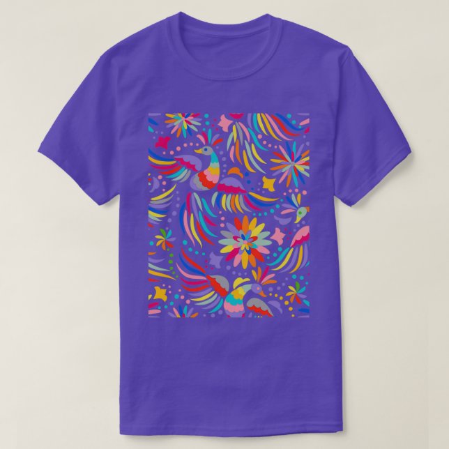 Mexican Folklore pattern T-Shirt (Design Front)