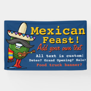 Mexican Food.Avocado.Guacamole.Promotional banner