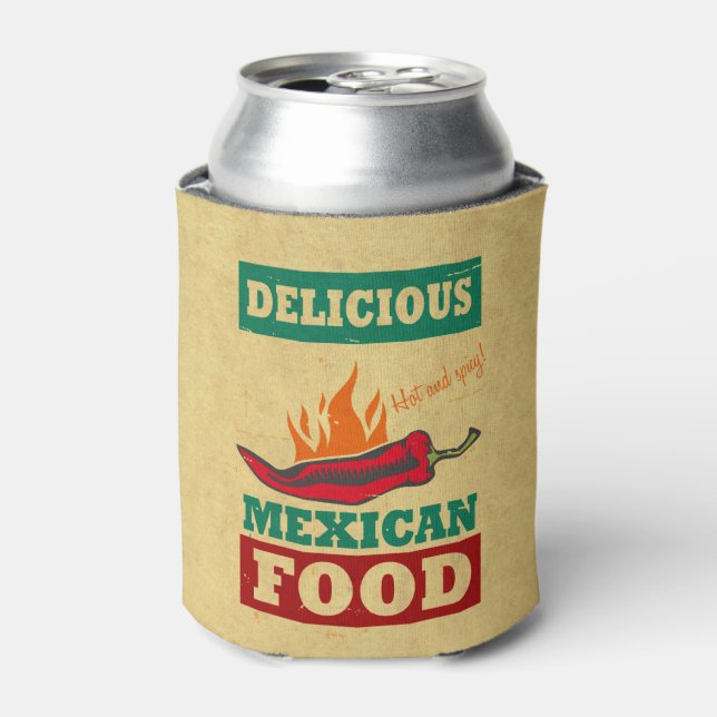 Mexican Food Can Cooler (Can Front)
