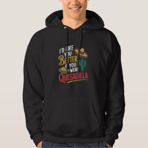 Mexican Food Lover Design Burrito Nacho and Taco S Hoodie
