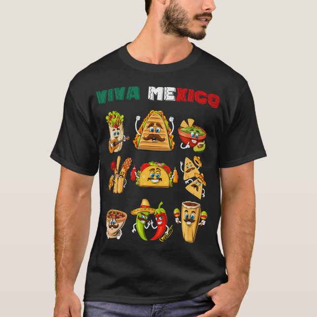 Mexican Food T-Shirt (Front)