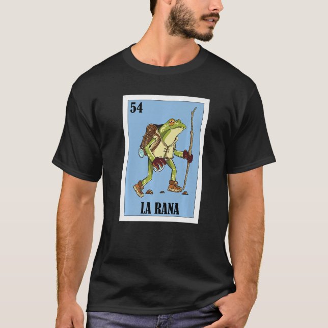 Mexican for Hikers  La Rana Hiker T-Shirt (Front)