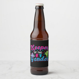 Mexican Gender Reveal Cinco de Mayo Baby Shower Beer Bottle Label
