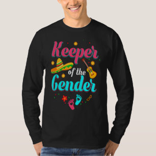 Mexican Gender Reveal Cinco de Mayo Baby Shower Fi T-Shirt