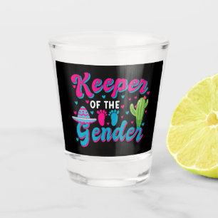 Mexican Gender Reveal Cinco de Mayo Baby Shower  Shot Glass