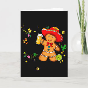 Mexican Gingerbread Christmas Arriba Abajo Al Cent Card
