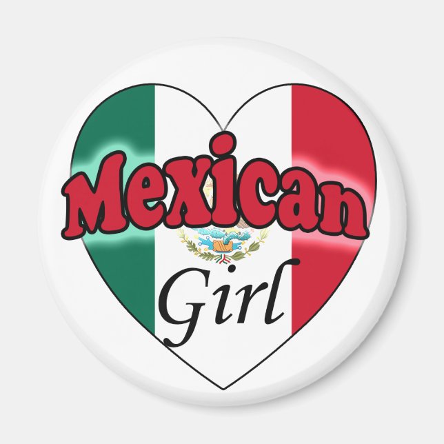 Mexican Girl Magnet (Front)