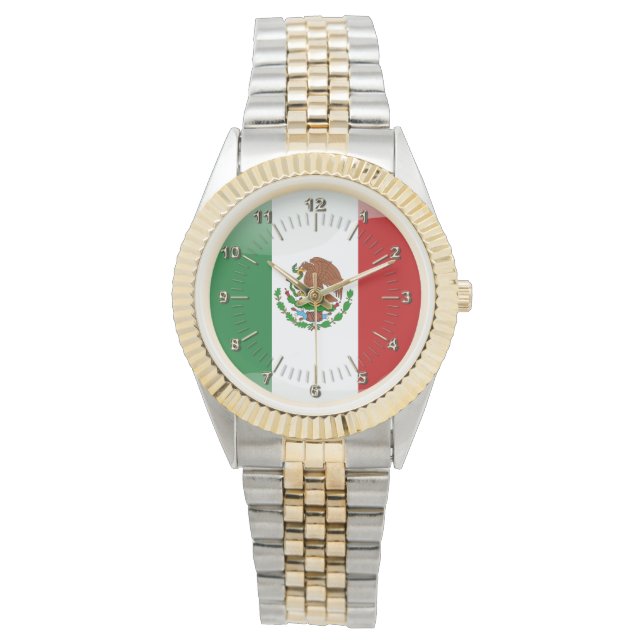 Mexican glossy flag watch (Front)
