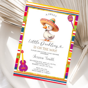 Mexican Goose Fiesta Baby Shower Invitation