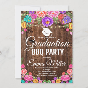 Mexican Graduation Party invite, Class of 20XX Invitation