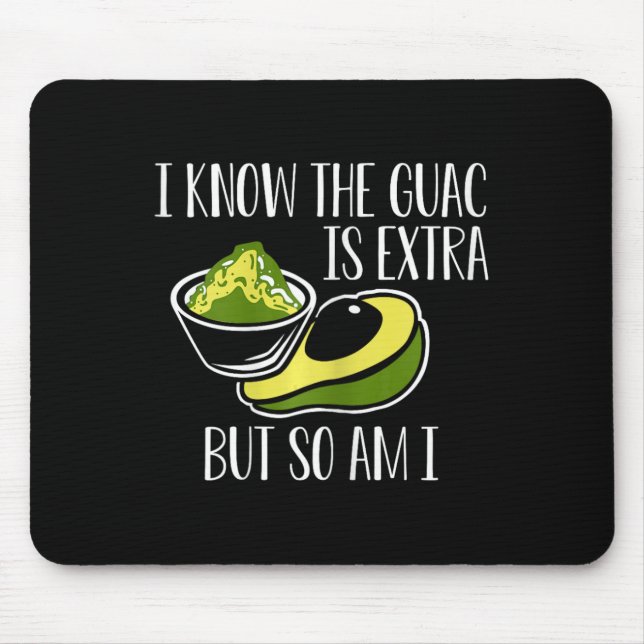 Mexican Guacamole Avocado Cinco De Mayo  Mouse Mat (Front)