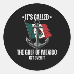 Mexican Gulf Of Mexico Forever Turtle Beach Golfo  Classic Round Sticker