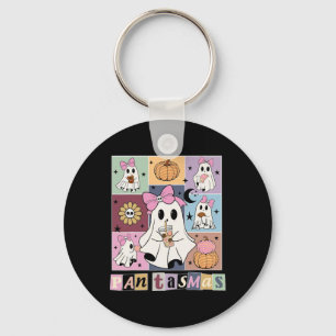 Mexican Halloween Ghost Spooky Conchas Cute Key Ring