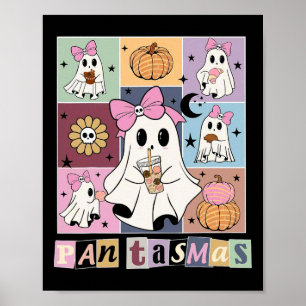 Mexican Halloween Ghost Spooky Conchas Cute Poster