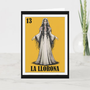 Mexican Halloween Or Cinco De Mayo Design - La Llo Card
