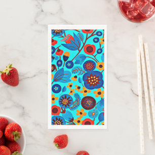 Mexican Heritage Floral Print Napkin