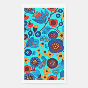 Mexican Heritage Floral Print Napkin